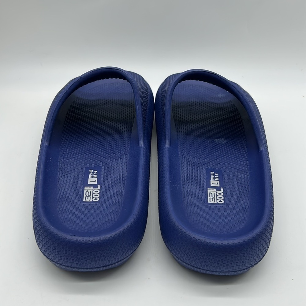 32• COOL Cushion Slide Sandals Navy Size L (W9-10 / M7-8) Unisex Comfort NWT - Picture 6 of 11